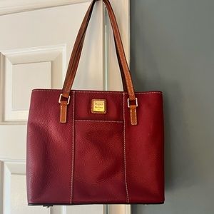 New Dooney & Bourke red leather tote